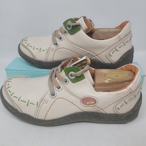 TMA Eyes Time Multicolor Lace Up Leather Walking Sneaker Shoes Women's 8 GERMANY - Picture 3 of 10